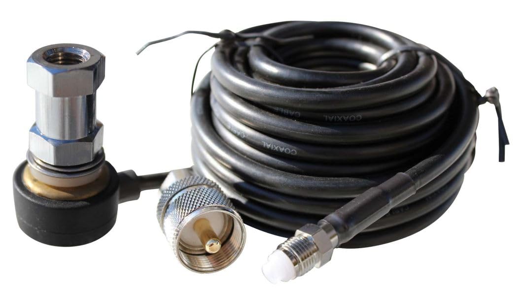 Procomm 18' TERMINATOR COAX W/ NIP CONNECTOR & LOOSE NIP13 Procomm