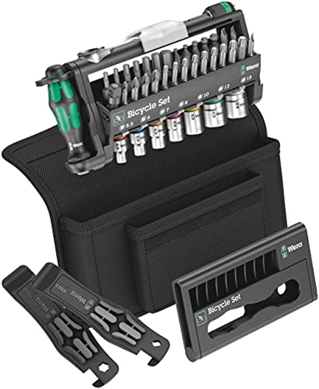 Wera 05004172001 Unisex's 3 Square Head Socket Wrench Insert Set w/ bit Ratchet Wera