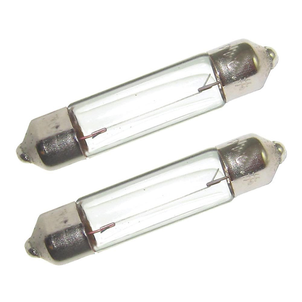 Perko 0070DP0CLR Double Ended Festoon Bulbs - 12V, 10W, .74A - Pair Perko