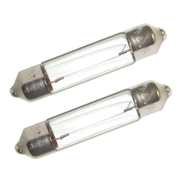 Perko 0070DP0CLR Double Ended Festoon Bulbs - 12V, 10W, .74A - Pair Perko