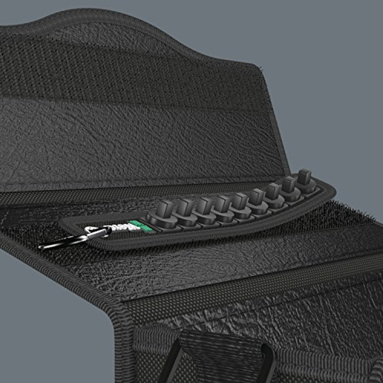 Wera 05003891001 Socket Rail A (Textile Belt), 9 Location, unloaded Wera