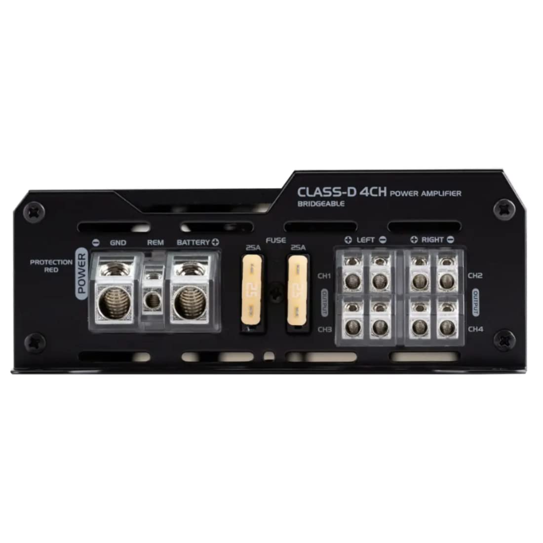 Jensen JA4B 740 Watts Class D 4-Channel Amp with Bluetooth App Control – JA4B Jensen