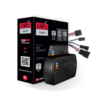 Fortin EVO-GMT4 Module & T-Harness combo for Cadillac, Chevrolet & GMC Full Size vehicles. Fortin
