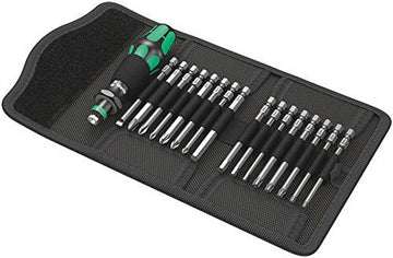 Wera 05059295001 KK 60 Kraftform Bitholding and 3 1/2-Inch Bit Pouch Set Wera