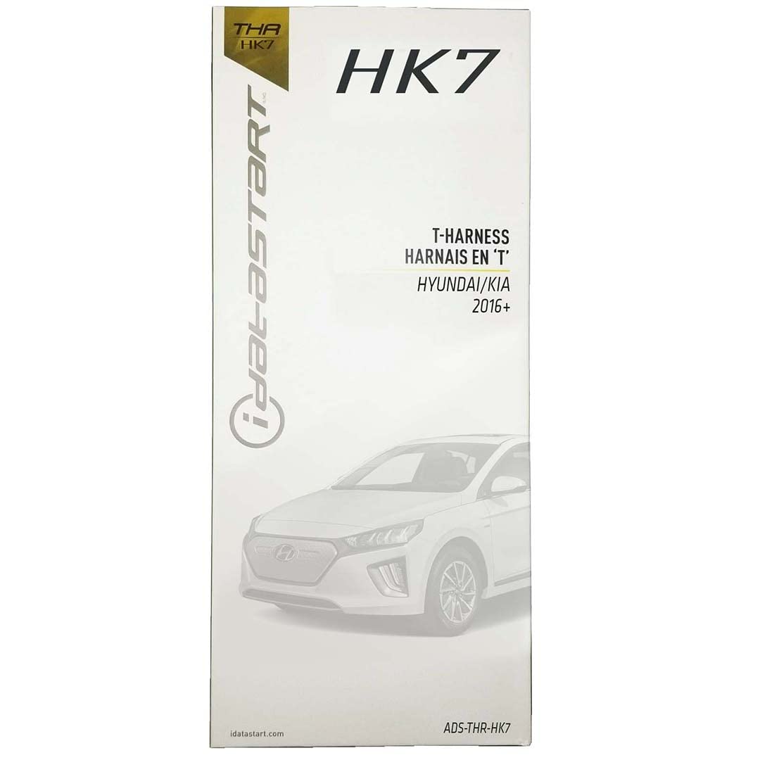 iDatastart HK7 Remote start T-harness for select 2016-up Hyundai and Kia vehicles with push-to-start ignition (CMHCXA0 module also required) Flashlogic