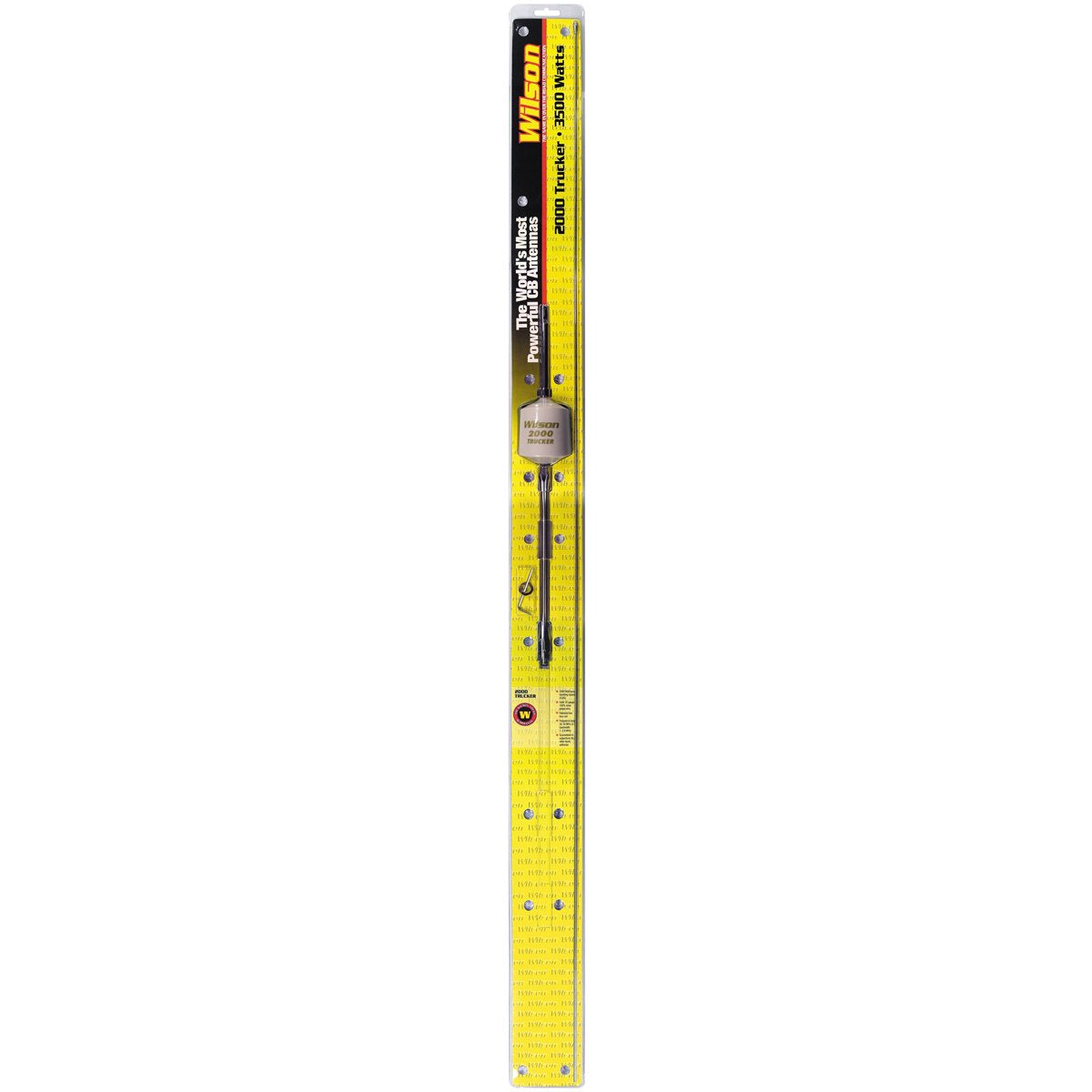 Wilson 305-497 T2000 Series Black Mobile CB Trucker Antenna with 10-Inch Shaft 49-Inch Steel Whip 3500 Watts AM|FM Ready CB Radio Antenna - White Wilson