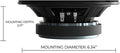 Orion CSH85 Orion CSH85 - 8 Shallow Slim Midrange Speakers Orion