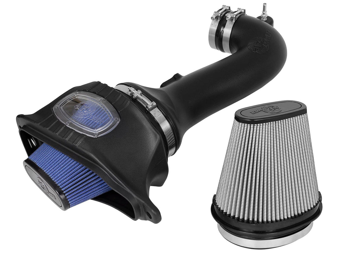 aFe Power 52-74202-1 Momentum Cold Air Intake System w/Dual Filter Media (Chevrolet Corvette Z06 (C7) 15-19 V8-6.2L (sc)) aFe Power