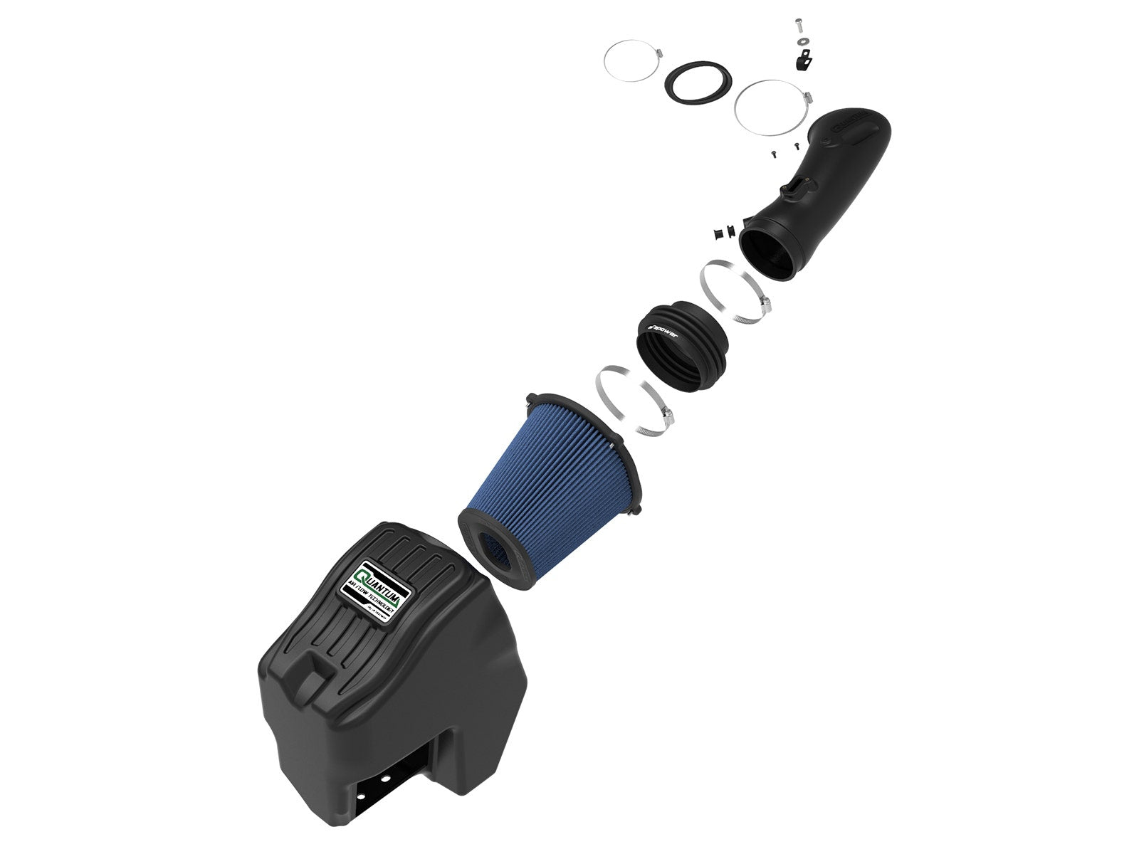 aFe Power 53-10003R Quantum Cold Air Intake System w/Pro 5R Filter Media (Ford Diesel Trucks 11-16 V8-6.7L (td)) aFe Power