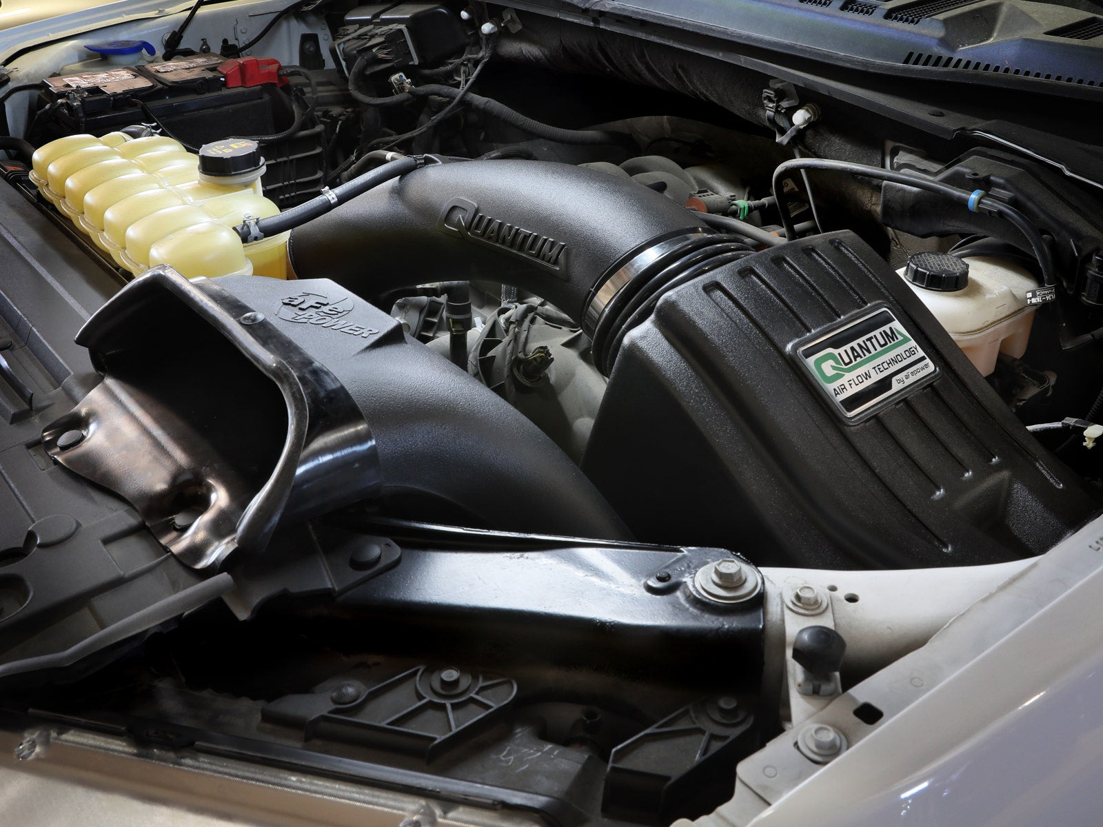 aFe Power 53-10034D Quantum Cold Air Intake System w/ Pro DRY S Filter (Ford F-150 15-20 V8-5.0L) Afe Power