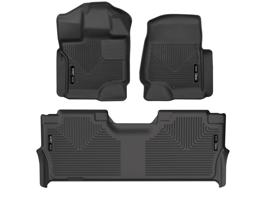 Husky Liners 53468 X-act Contour Front & Second Seat Floor Liners - 3 Piece Husky Liners