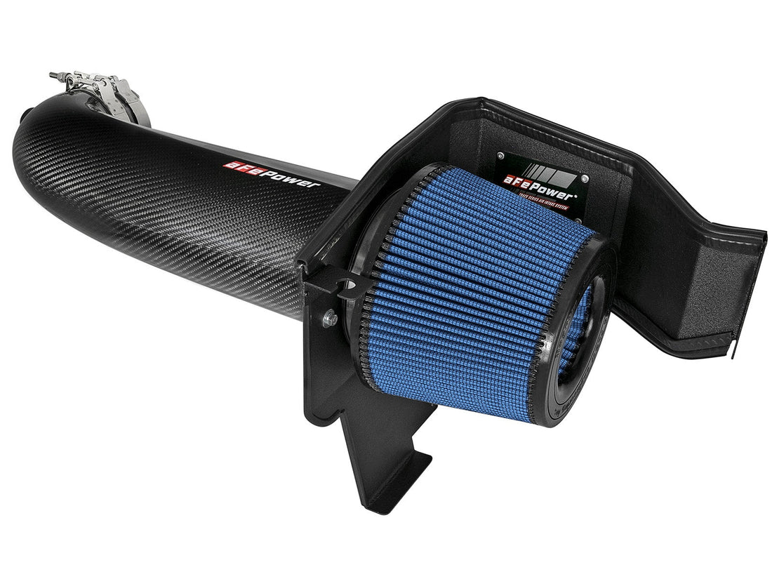 aFe Power 54-12162-C Track Series Carbon Fiber Cold Air Intake System w/Pro 5R Filter Media (Dodge Challenger/Charger/Chrysler 300C 11-23 V8-5.7L HEMI) Afe Power