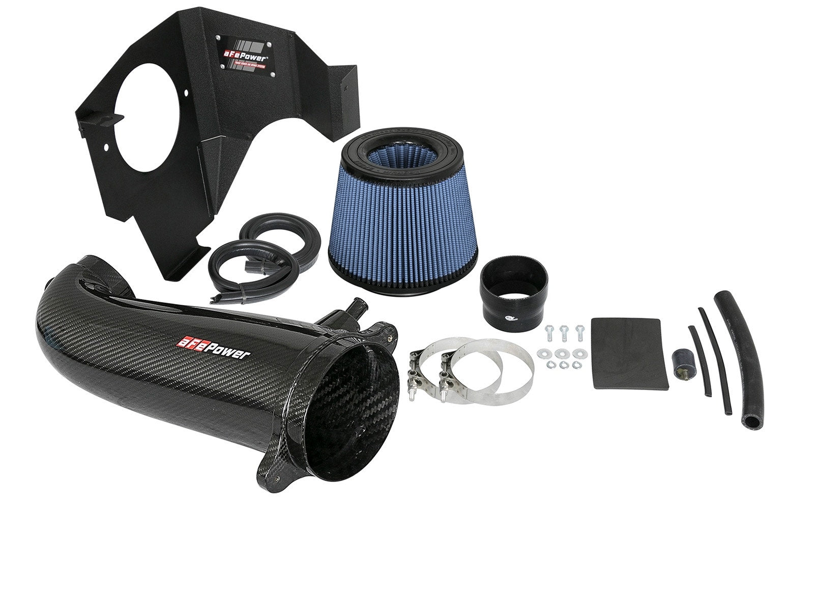 aFe Power 54-12162-C Track Series Carbon Fiber Cold Air Intake System w/Pro 5R Filter Media (Dodge Challenger/Charger/Chrysler 300C 11-23 V8-5.7L HEMI) aFe Power