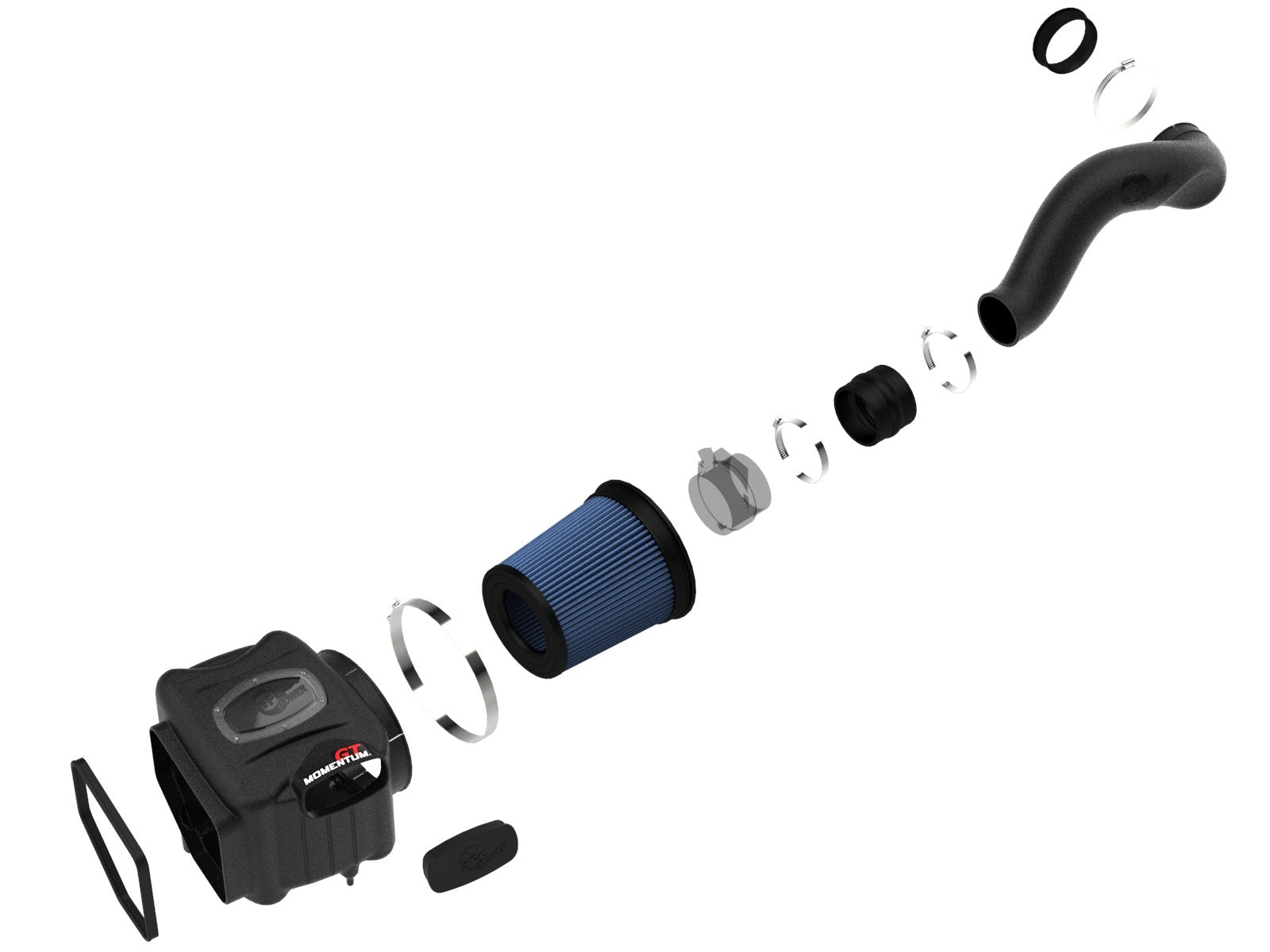 aFe Power 54-74101 Momentum GT Cold Air Intake System w/ Pro 5R Filter (GM Trucks/SUVs 99-07 V8-4.8L/5.3L/6.0L (GMT800)) aFe Power