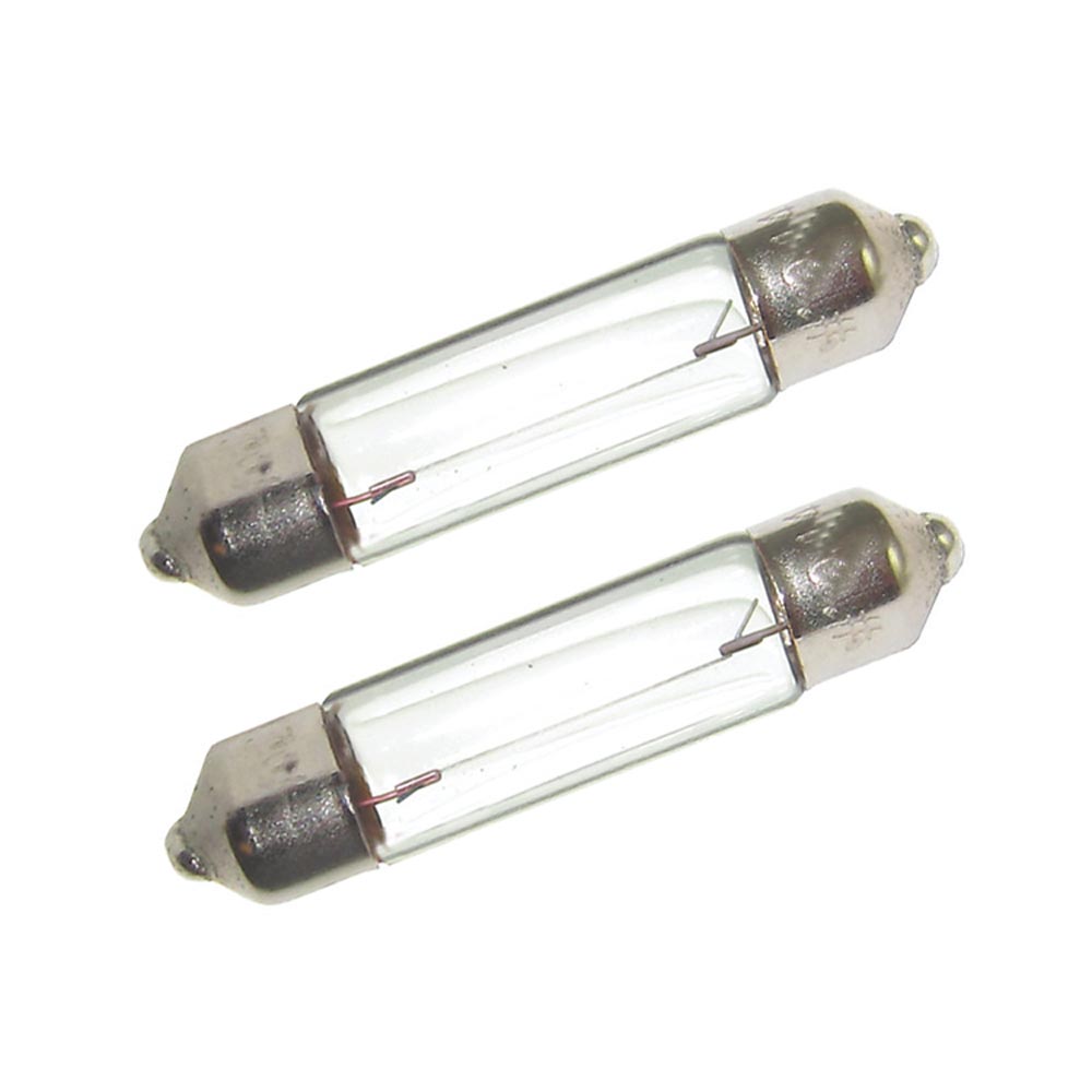 Perko 0071DP0CLR Double Ended Festoon Bulbs - 12V, 10W, .80A - Pair Perko