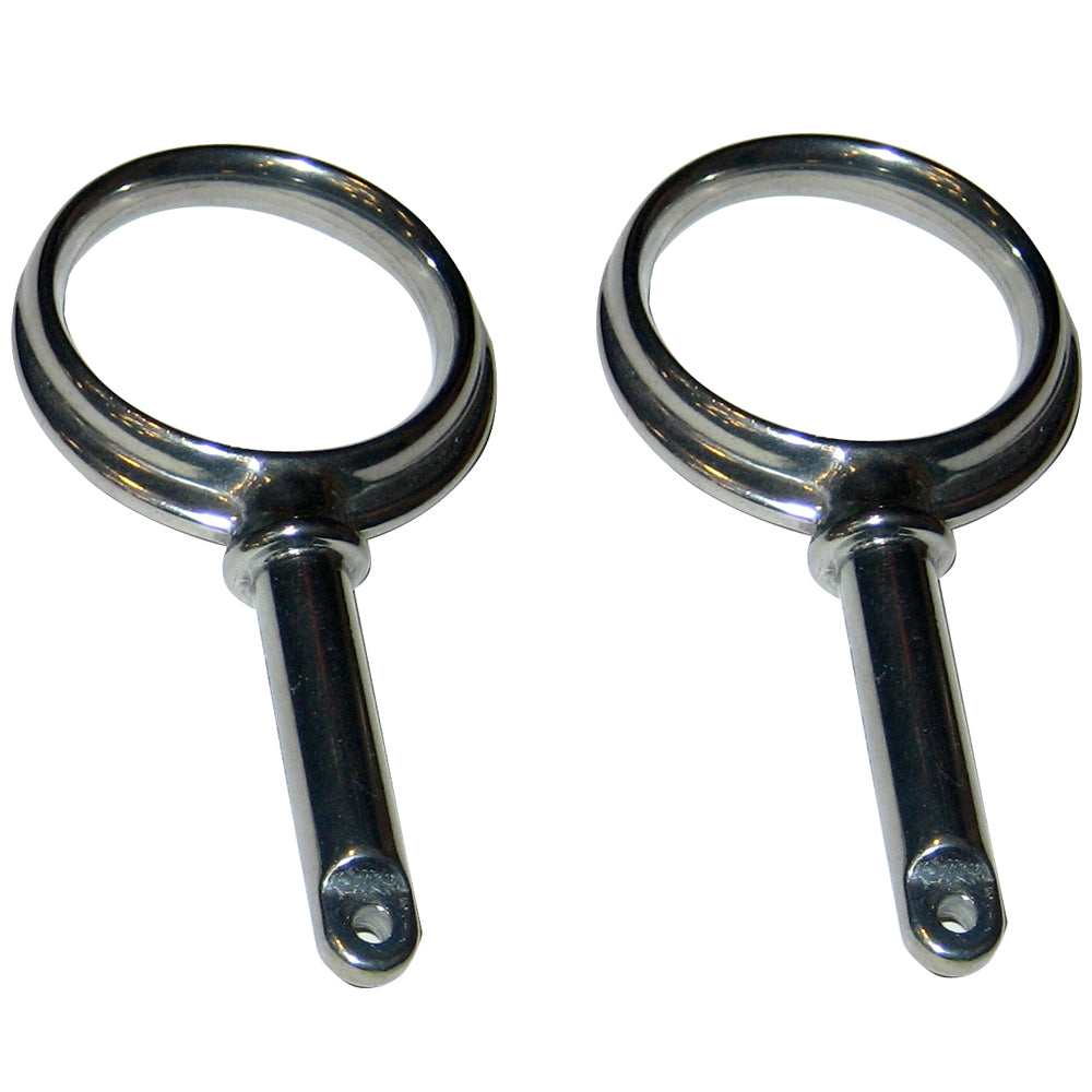 Perko 1267DP0ZNC Round Type Rowlock Horns - Plain Zinc Perko