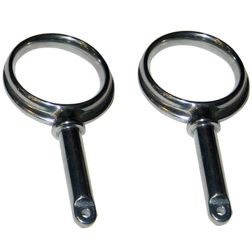 Perko 1267DP0ZNC Round Type Rowlock Horns - Plain Zinc Perko