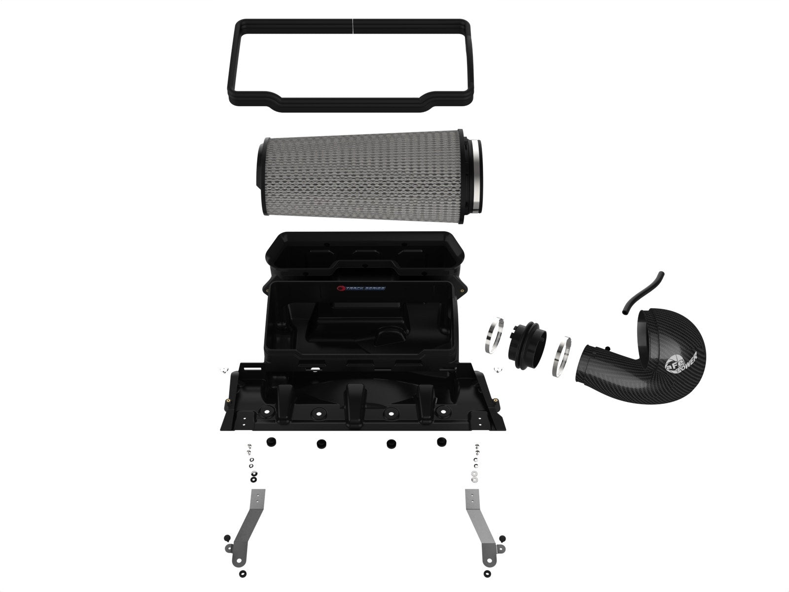 aFe Power 57-10022D Track Series Carbon Fiber Cold Air Intake System w/ Pro DRY S Filter (RAM 1500 TRX 21-24 V8-6.2L (sc)) aFe Power