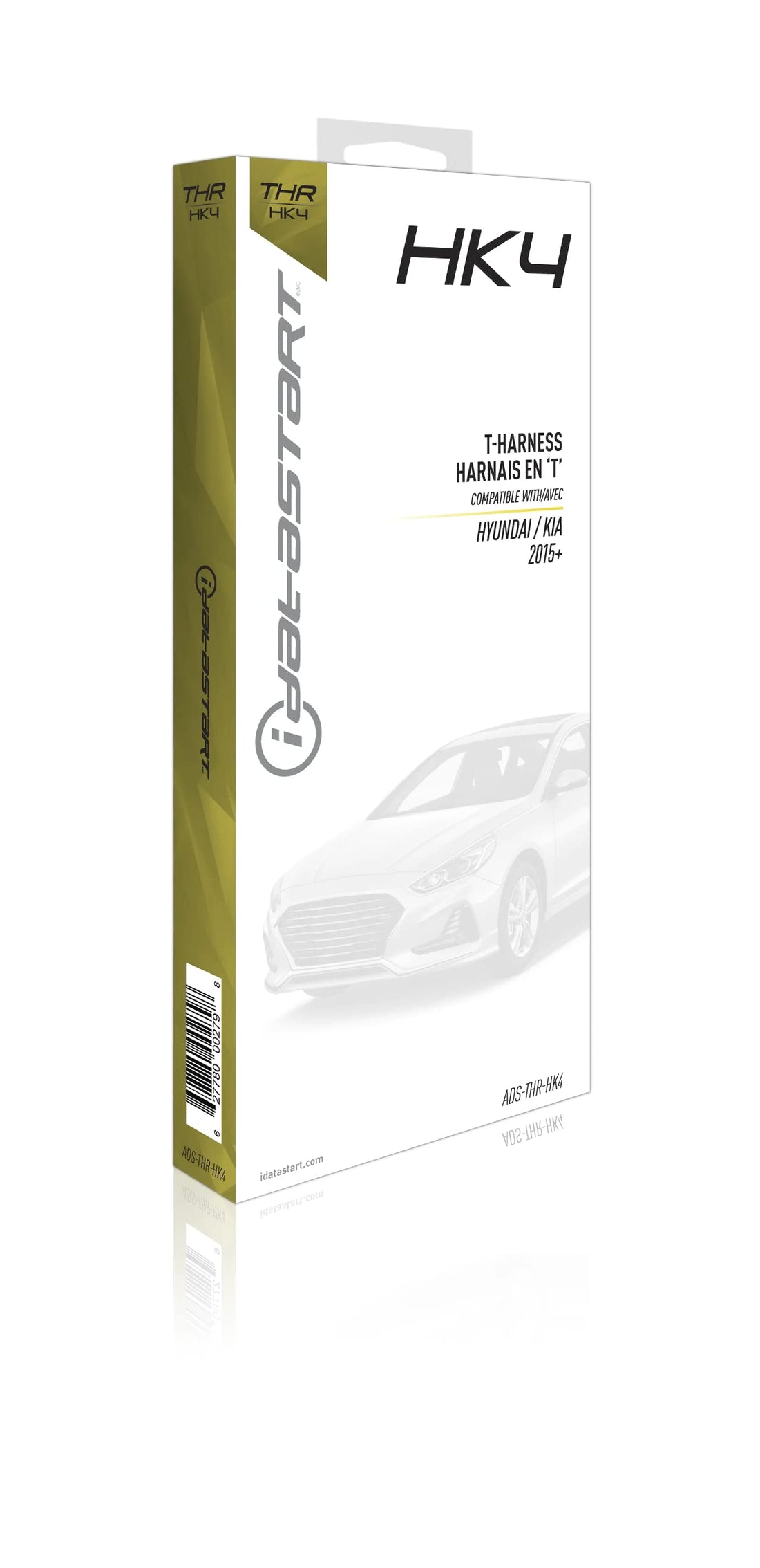 iDatastart HK4 Remote start T-harness for select 2015-20 Hyundai and Kia vehicles with push-to-start ignition (CMHCXA0 module also required) Flashlogic