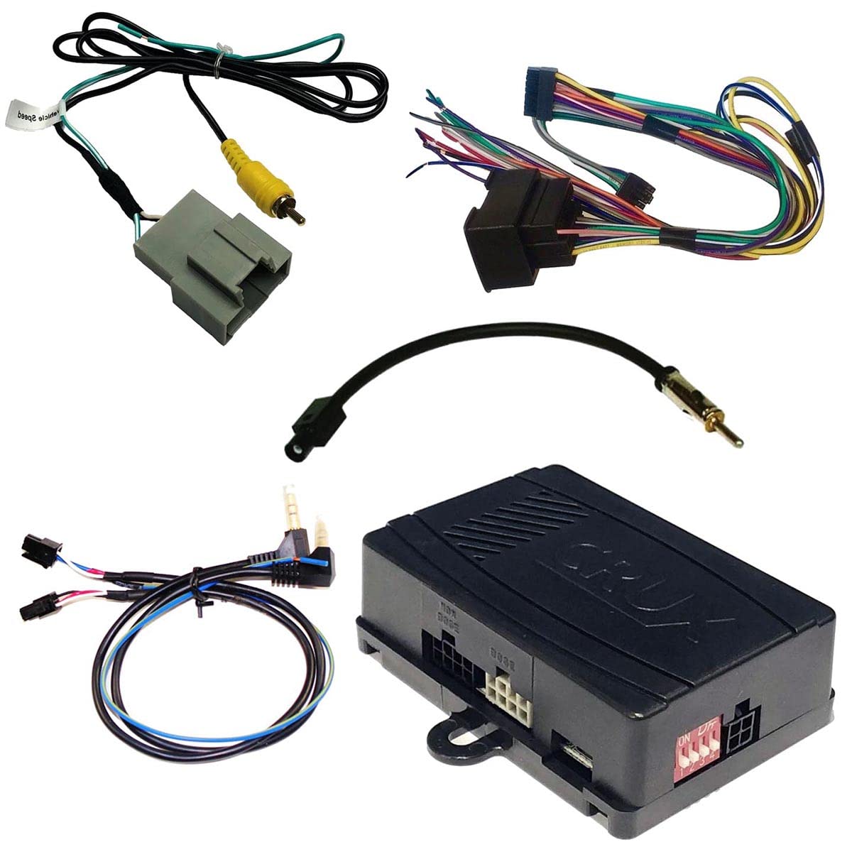 CRUX SWRGM49N Radio Replacement Interface with SWC and factory RVC Retention for "10-"17 GM LAN 29 Bit Vehicl CRUX Interfacing Solutions