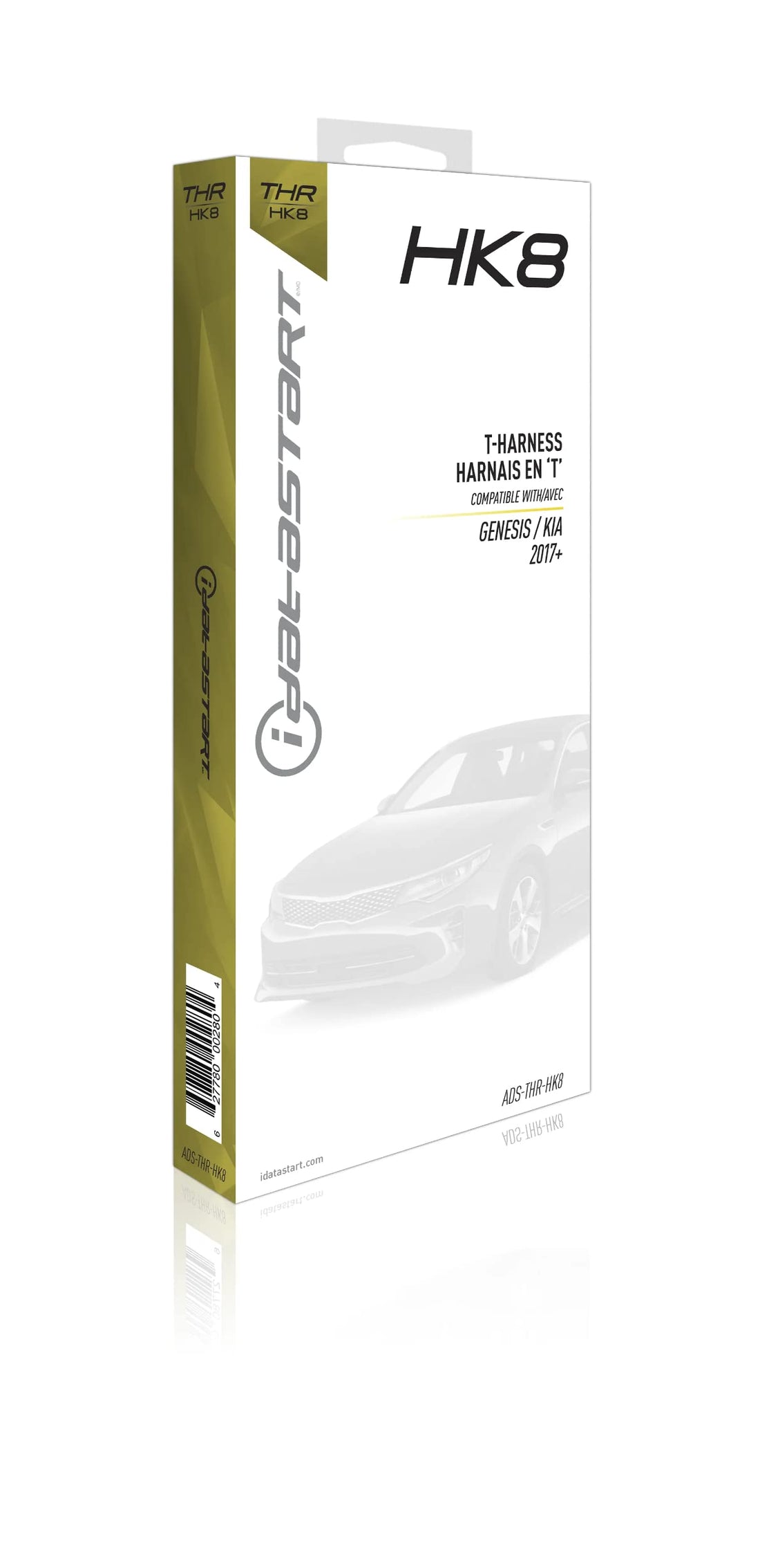 iDatastart HK8 Remote start T-harness for select 2015-up Hyundai, Kia, and Genesis vehicles with push-to-start ignition (CMHCXA0 module also required) Flashlogic