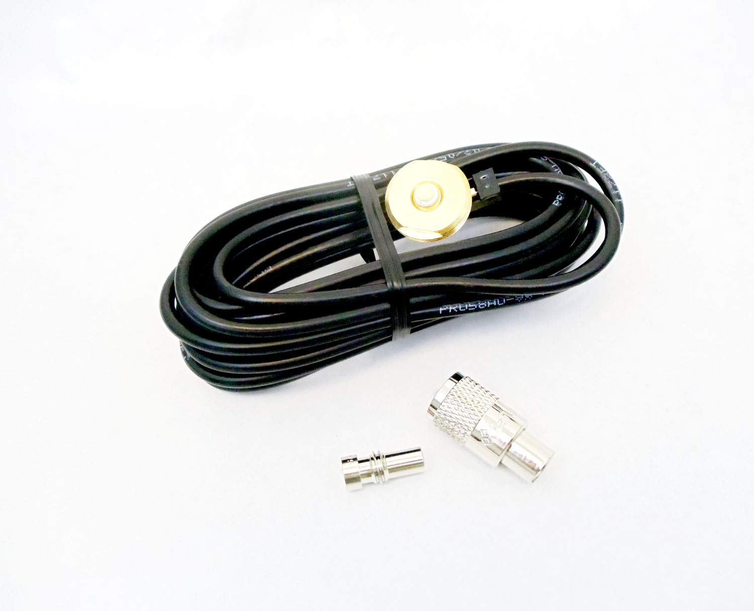 Galaxy Audio Procomm MSM38S-17LPL 0.75 in. NMO Mount for 0.5 in. Hole with 17 ft. RG58A-U Coax & Loose PL259 Connector Procomm