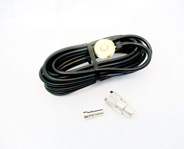Galaxy Audio Procomm MSM38S-17LPL 0.75 in. NMO Mount for 0.5 in. Hole with 17 ft. RG58A-U Coax & Loose PL259 Connector Procomm