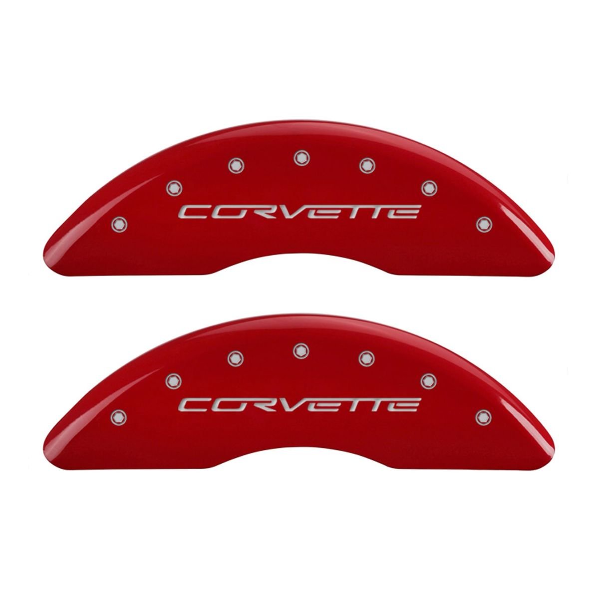 MGP Caliper Cover 13083SCV6RD Red Caliper Covers for 2006-2013 CORVETTE Mgp Caliper Cover