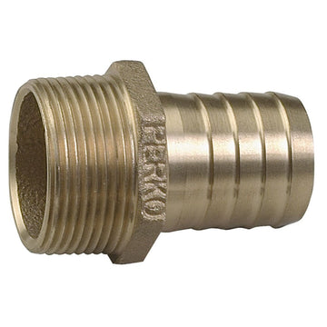 Perko 0076DP7PLB 1-1/4" Pipe to Hose Adapter Straight Bronze MADE IN THE USA Perko