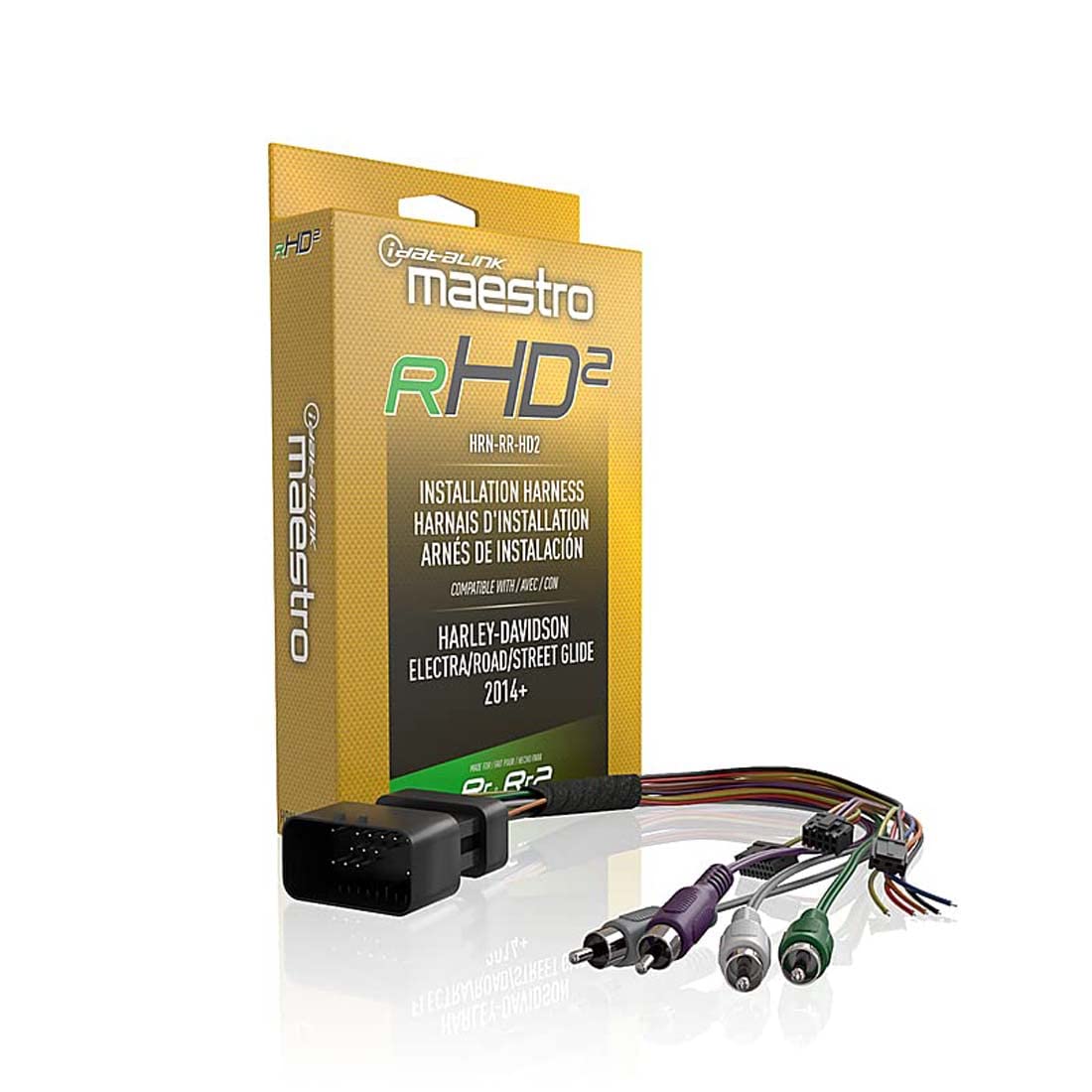 iDatalink rHD2 Factory Integration Adapter Connect a new stereo and retain handlebar controls and more in select 2014-22 Harley-Davidson motorcycles ( ADS-MRR or ADS-MRR2 module also required ) Maestro