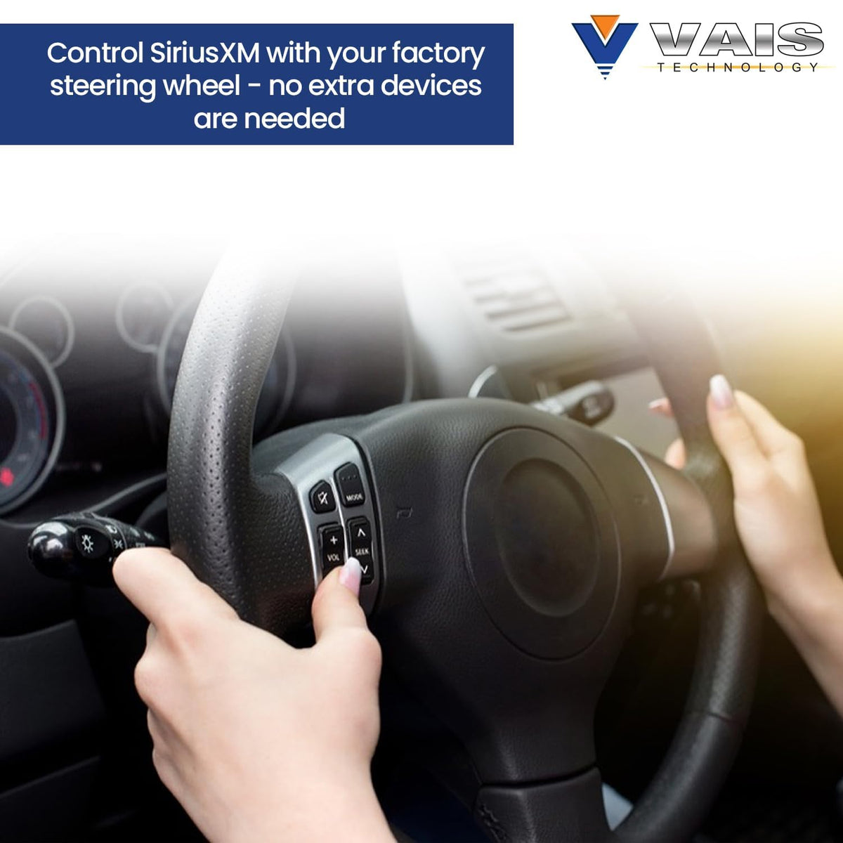 VAIS Technology GSR-FC01 2014+ Dodge/Chrysler/Fiat Satellite Radio Adapter and Tuner Vais Technology