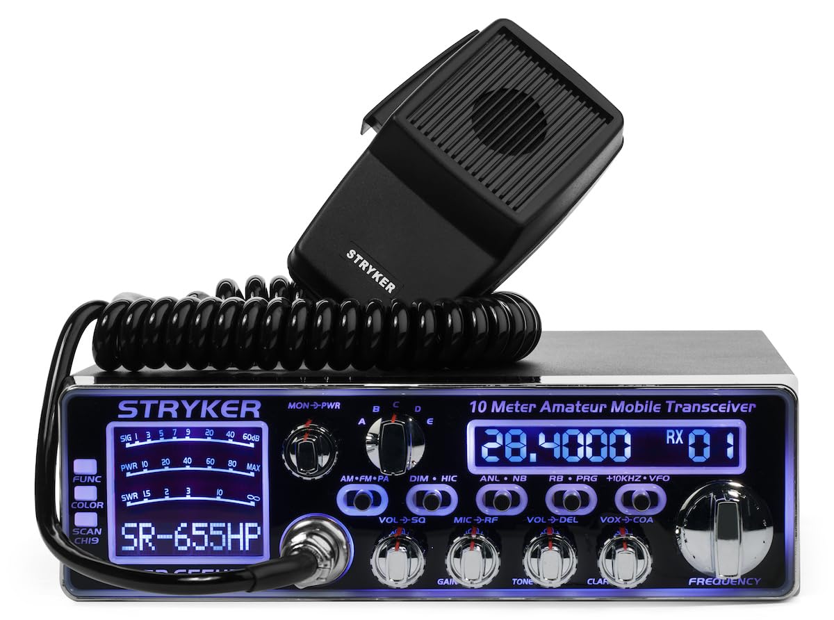 SR-655HPC 10 Meter Radio With Very Loud & Clear Receiver Stryker