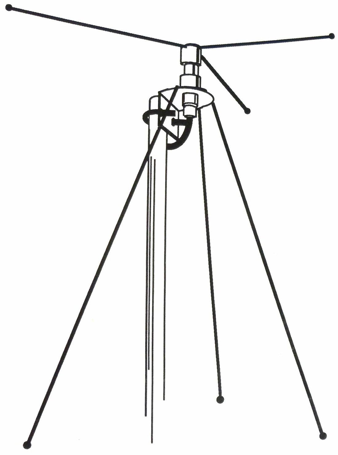 Hustler DCL-BN Dicone Monitoring Antenna Hustler