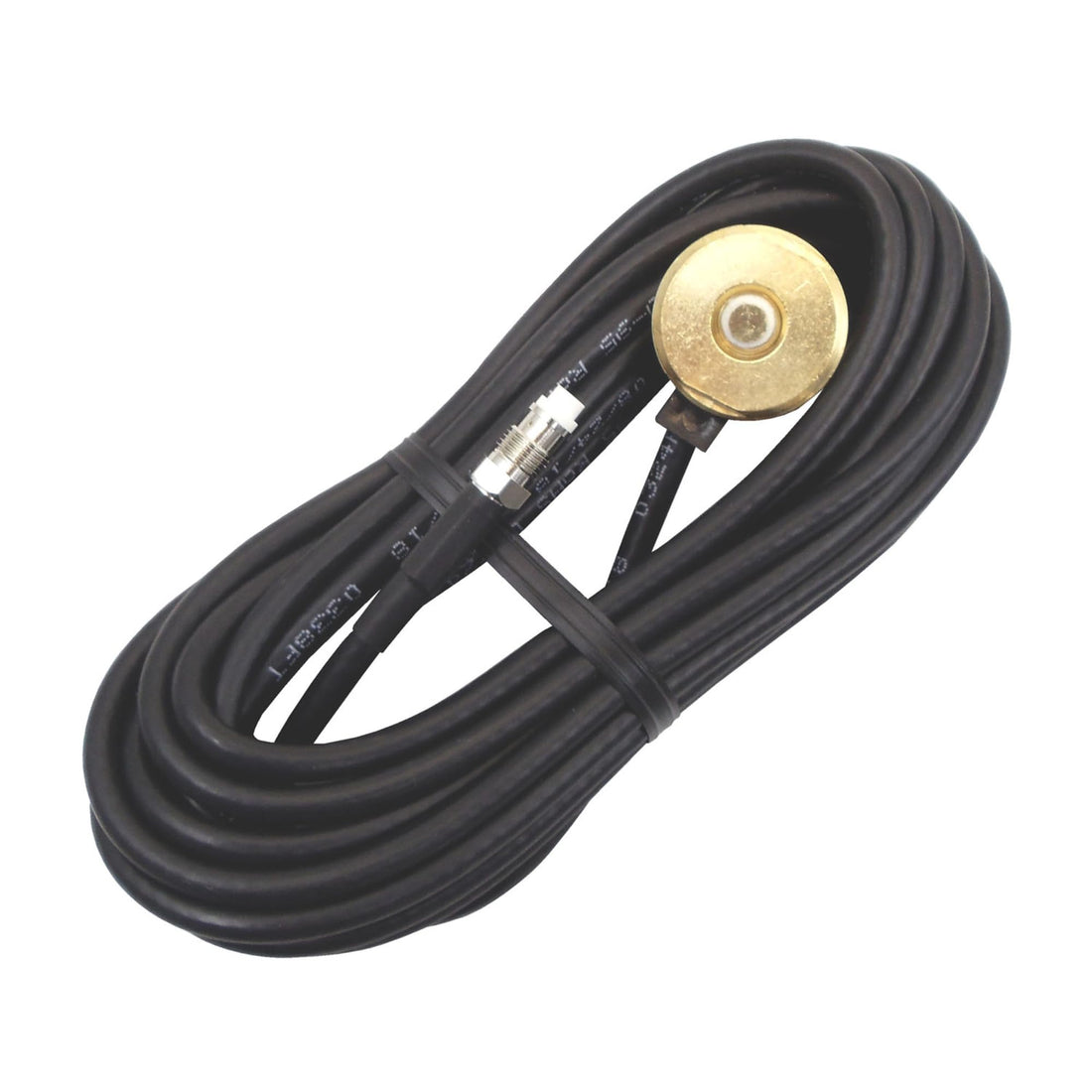 PROCOMM - MSM38S-17NIP NMO Brass Surface Mount for 3/4" Base Load Antennas, Includes 17' Coax Cable & FME Connector Procomm