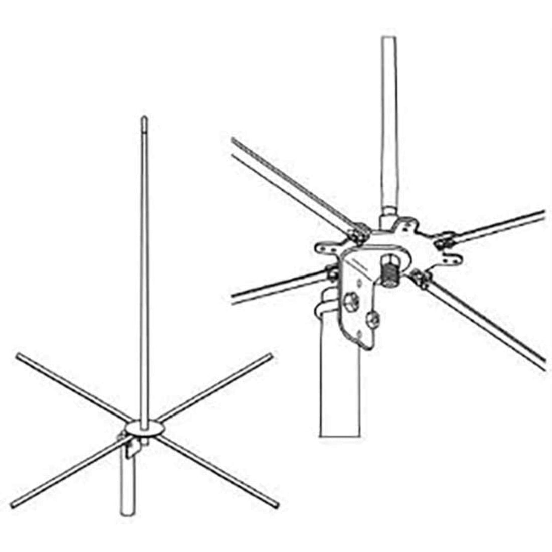 Firestik 2MCKB 45" (114cm) 2-Meter Mobile Base Antenna Firestik