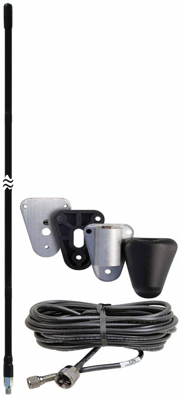 Procomm FREIGHT LINER CASCADIA REAR CAB MOUNT CB ANTENNA KIT Procomm