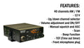 President Ted FCC AM/FM 40 Channel Compact CB Radio, LED Display, Emergency Channels, Automatic Squelch Control, PTT, 6pin MIc Plug, Time Out Timer, Key Beep, 2 Years Manufacture Warranty President