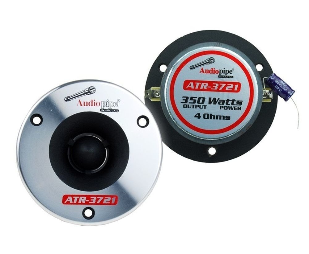 Audiopipe ATR3721 1" Titanium Super Tweeter 350W Max Pair Audiopipe