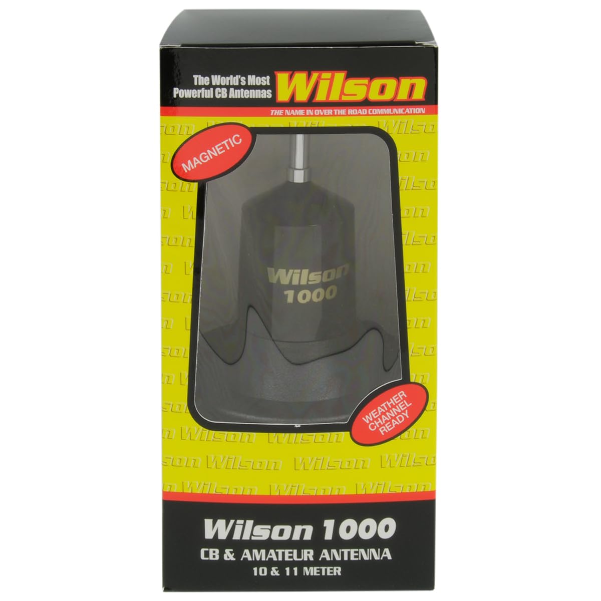 Wilson 1000 Series 3000 Watt Magnetic Mount CB Antenna with 62 1/2 inch Removable Whip Wilson