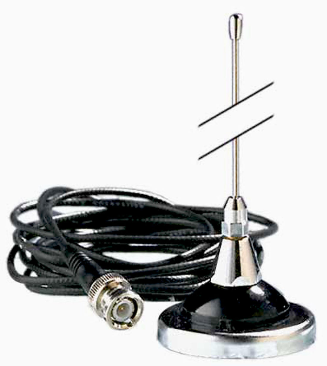 Hustler UGM Magmount antenna, 2m-70cm, 10' mini-coax, BNC Connector Hustler