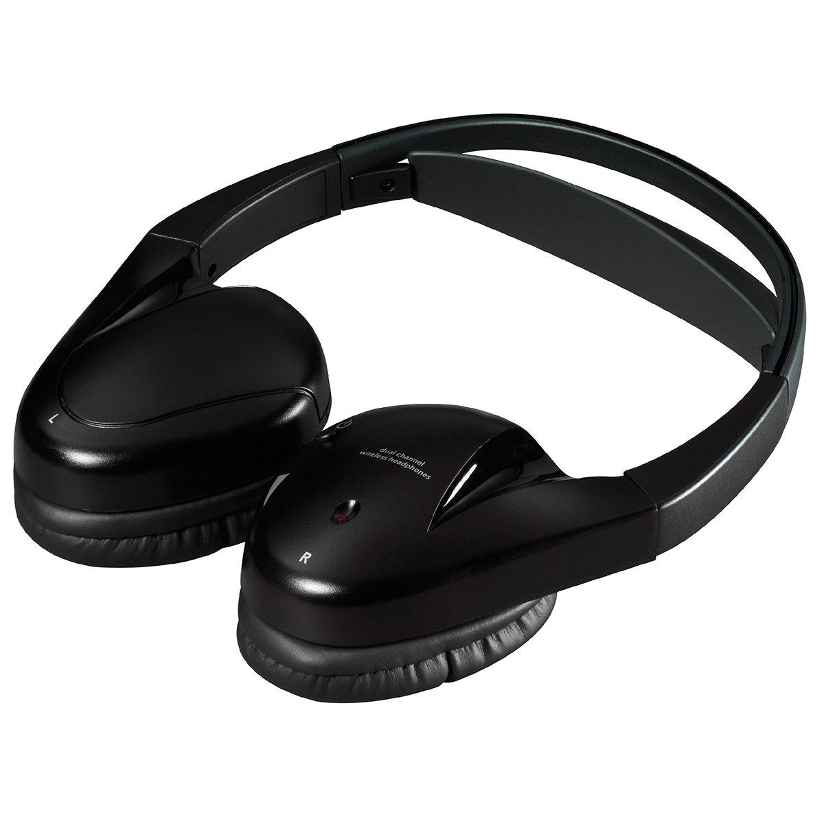 Audiovox IR2 2-Channel Wireless Fold Flat Headphones Audiovox