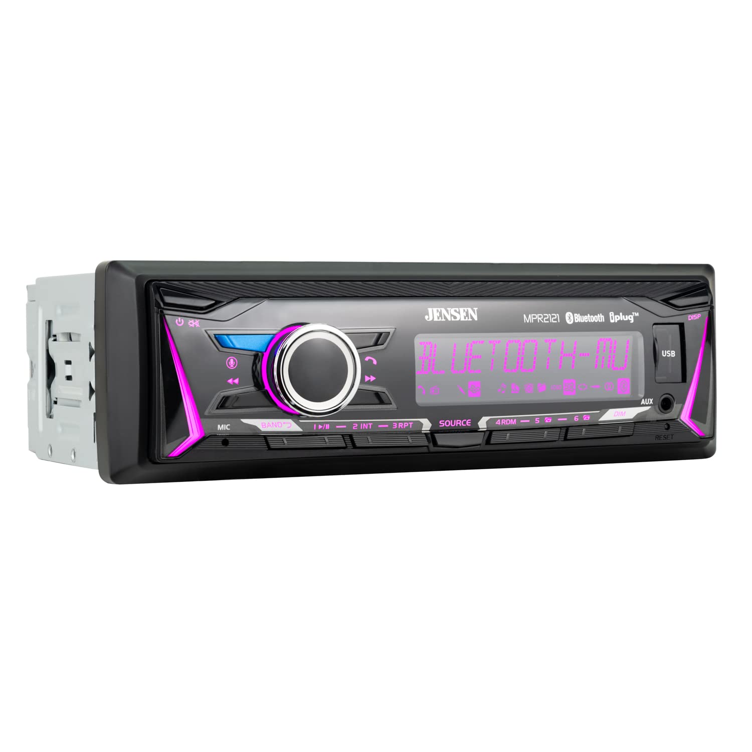 Jensen MPR2121 Mechless Receiver with Bluetooth and RGB Custom Colors – MPR2121 Jensen