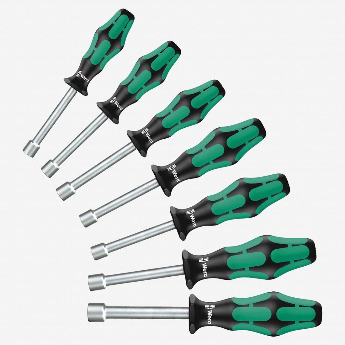 Wera 05345230001 7 Piece 395 HO/7 SZ Kraftform Plus Nutdriver Set Wera
