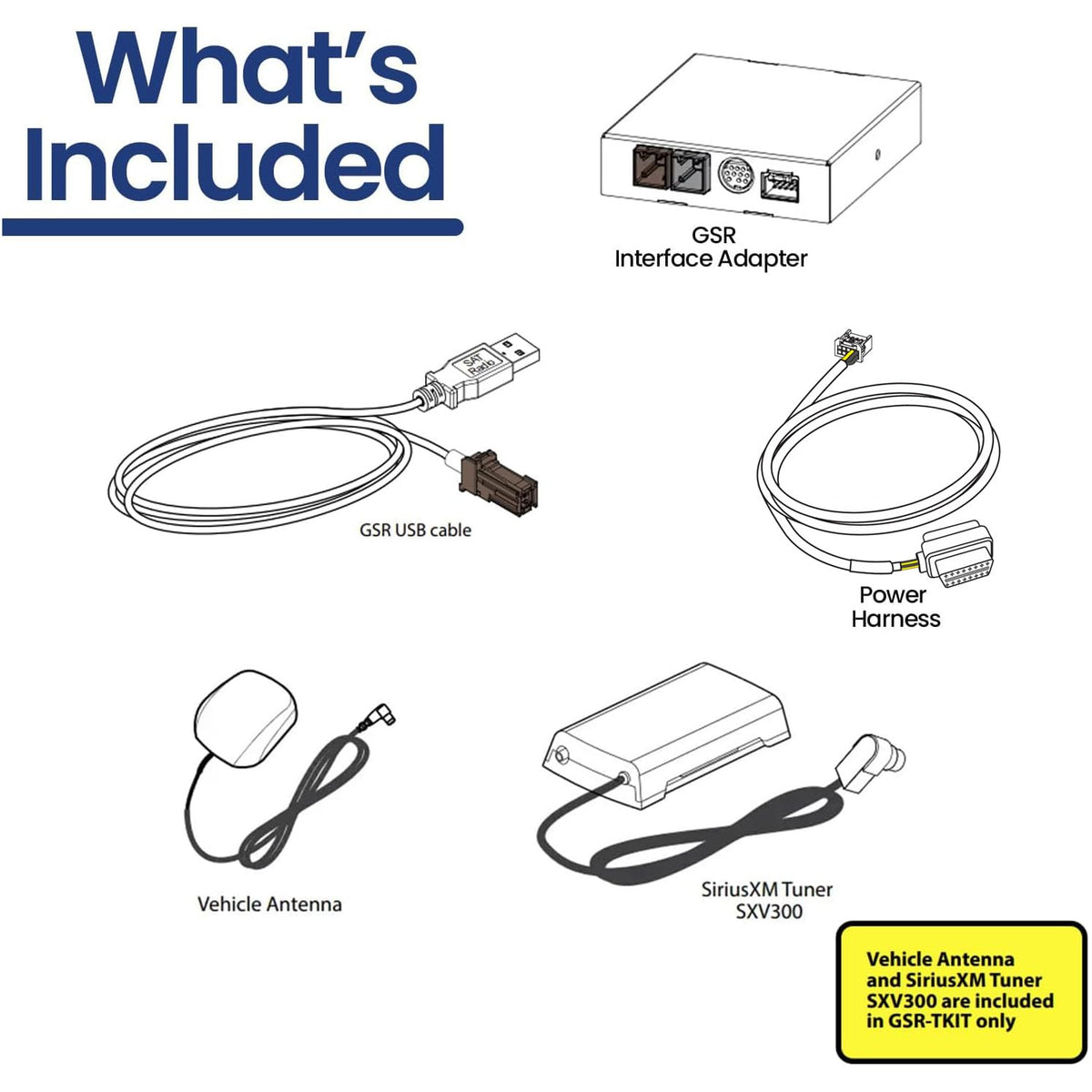 VAIS Technology GSR-FC01 2014+ Dodge/Chrysler/Fiat Satellite Radio Adapter and Tuner Vais Technology