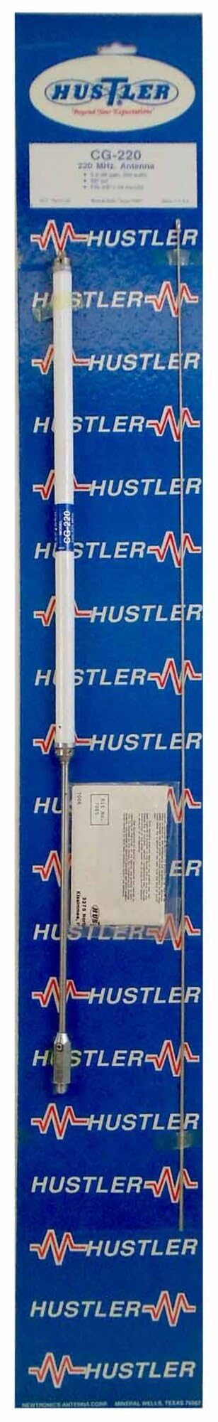 Hustler CG-220 1-1/4 Meter Mobile Gain Antenna Hustler