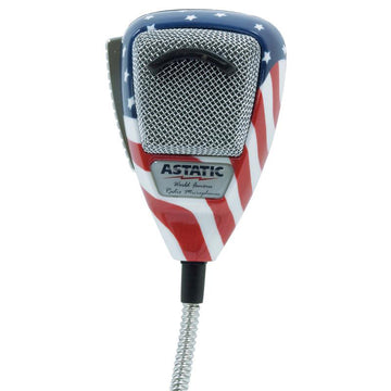 Micrófono de radio CB con cancelación de ruido Astatic 636L-FLAG Stars N' Stripes