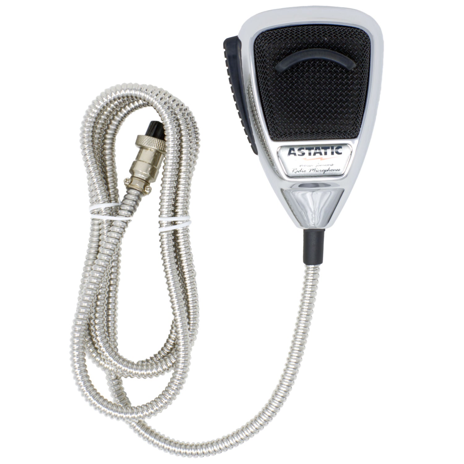 Astatic 636LC Chrome Noise Canceling Microphone