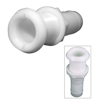 Perko 0301DP6A 1-1/8" Thru-Hull Fitting f/Hose Narrow Flange - Plastic Perko