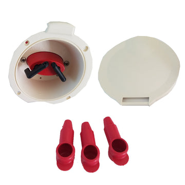 Perko 8521DPC Dual Battery Selector Switch - Cup Mount Perko