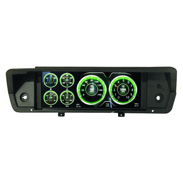Autometer 7009 INVISION LCD DASH KIT, 72-76 DUSTER/DART/SCAMP/VALIANT, DIRECT FIT DIGITAL DASH